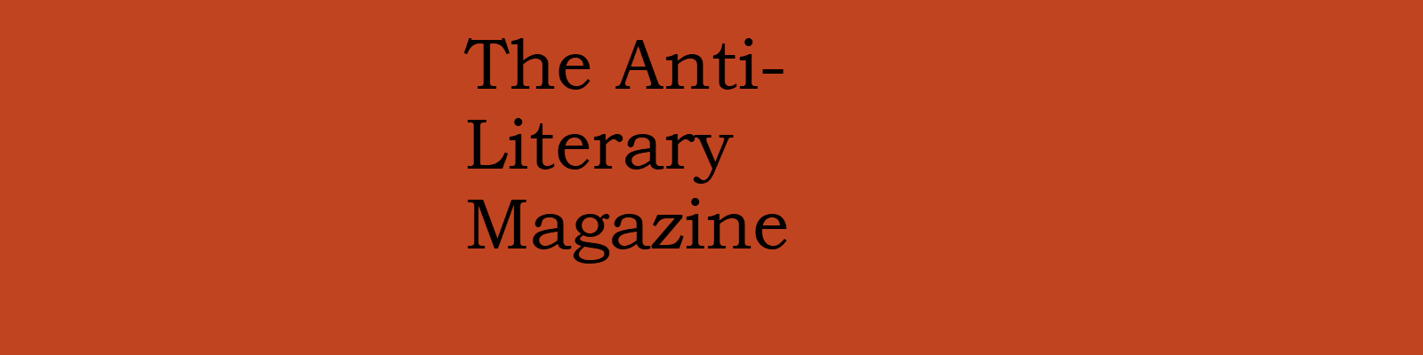 A Letter from the Editor